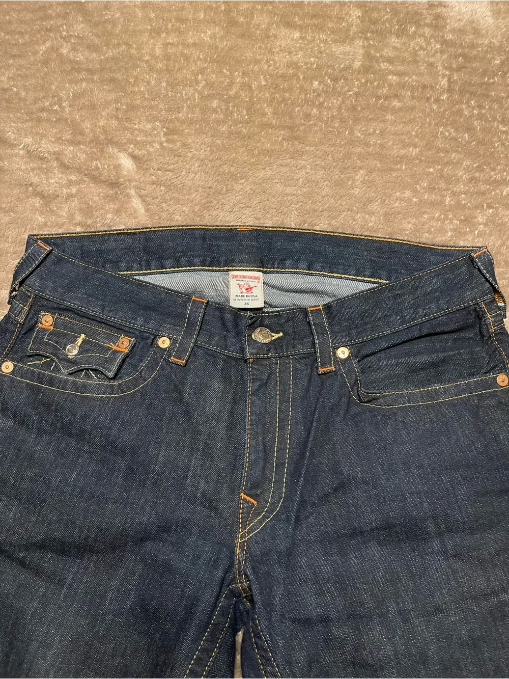 True Religion Joey Jeans Men’s 36x34 – Dark Denim – Bootcut